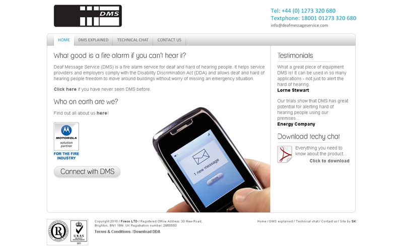 Deaf Message Service